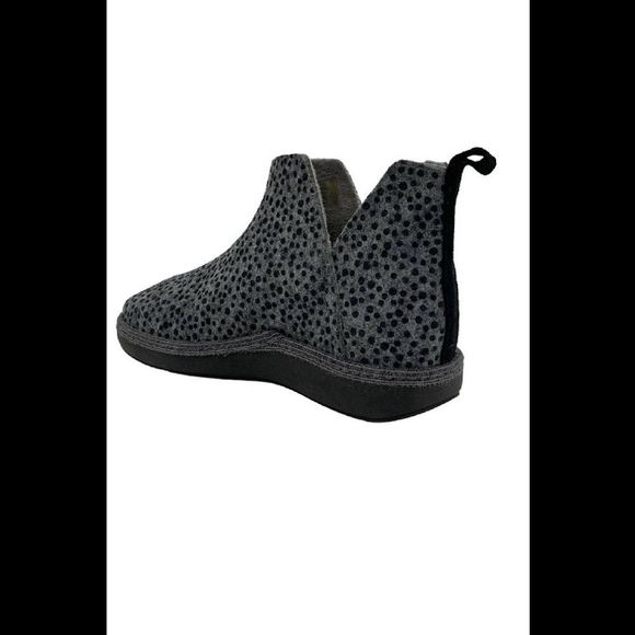 Unity in Diversity Wool Slipper Booties Palma Spotted Grey - Medium - Picture 3 of 3